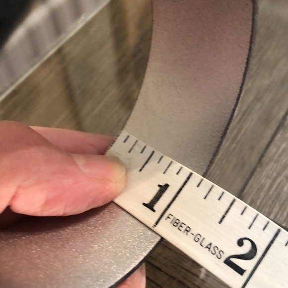 Vintage Black Textured Acrylic Bangle with Cut Glass Rhinestones 9”, approx - Picture 12 of 15